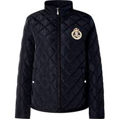 Lauren Ralph Lauren Dam Ytterkläder Lauren Ralph Lauren Crestpatch Quilted Mockneck Jacket - Dark Navy