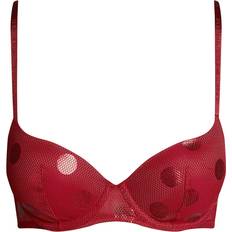 Vivance Star Print Demi Bra - Orange