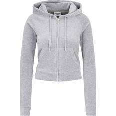 Juicy Couture Damen Oberbekleidung Juicy Couture Madison Sweatjacke - Graumeliert/Silber