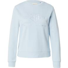 Gant Reg Tonal Shield C-Neck Sweatshirt - Blå