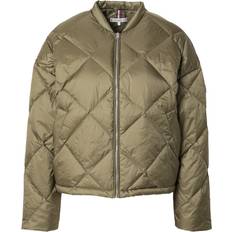 Tommy Hilfiger Down Quilted Relaxed Bomber Jacket - Oliven