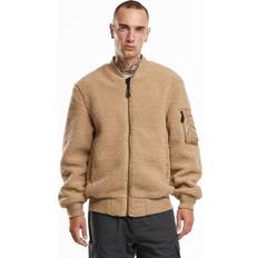 Brandit MA1 Sherpa Winterjacke - Braun