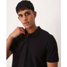 Polo Shirts New Look Pique Polo Shirt - Black