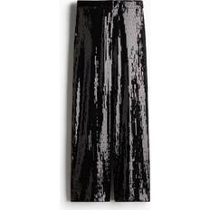 Sequins Trousers H&M Sequined Pants - Black