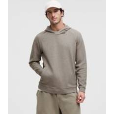 Tops Lululemon Textured Double-Knit Cotton Hoodie - Heathered Rover/Black