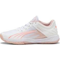 Puma Accelerate Turbo Indoor Shoes - White/Glowing Red/Rose Quartz