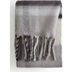 H&M Plaid Met Dessin 130 x 170 Grijs