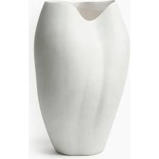 H&M Extra-large Irregular Stoneware - White Vase
