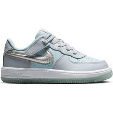 Children's Shoes Nike Force 1 Low EasyOn PSV - Pure Platinum/Glacier Blue/White/Metallic Silver