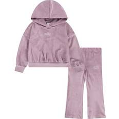 Purple Other Sets Children's Clothing Girls' Toddler Velour Hoodie and Leggings Set - Purple/Plum Dust