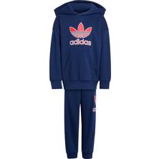 adidas Big Logo Kids Hættetrøje Sæt - Night Indigo