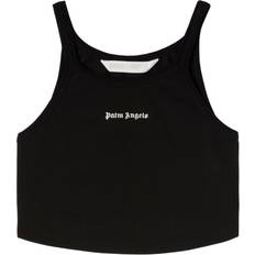 Palm Angels Dame Tøj Palm Angels Elegant Sort Bomuldstop - Sort