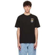 Kenzo Herr Kläder Kenzo Broderad Logotyp T-shirt - Svart