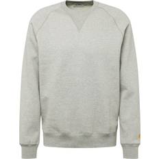 Skinn - Unisex Tröjor Carhartt WIP Chase Sweat - Grey Heather/Gold
