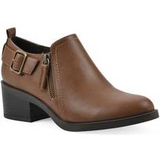 38 ⅓ Kängor & Boots Curby Almond Toe Bootie - Chestnut Smooth