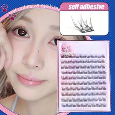 Makeup Temu Self-adhesive False Eyelashes Kit - C Curling