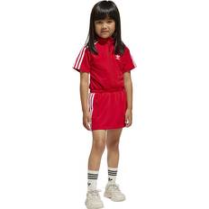 Recycled Materials Dresses Children's Clothing adidas Originals Kids Girls Firebird Dress - Red