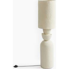 H&M Papier-Mâché White Floor Lamp