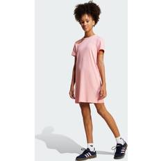 164 Robes Robe Côtelée Enfants - Semi Pink Spark