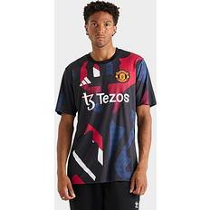 Men's adidas Manchester United Pre-Match Soccer Jersey Black/Manchester United FC Red/White