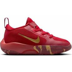 Velcro Basketball Shoes Nike IsoFly PSV - Team Red/Gym Red/Dark Team Red/Metallic Gold