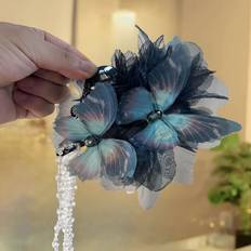Hair Clips Temu Elegant Butterfly Tassel Hair Claw