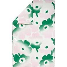 Suorakulmainen Pussilakanasetit Marimekko Unikko Häivähdys Duvet Cover Green, Beige, Pink (210x150cm)