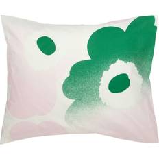 Marimekko Fundas de almohada Marimekko Unikko Häivähdys Verde Funda de almohada Verde, Rosa