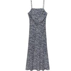 XS Vestiti Printed Dress - Dark Grey