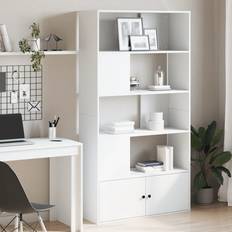Furniture Latitude Run Bookcase Smoked Oak 70 x 36 x 189 cm Book Shelf