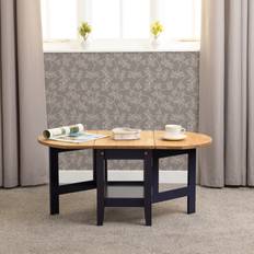 Furniture Lark Manor Allbritton Drop Leaf Blue Coffee Table