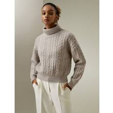 LilySilk Cashmere Sweater Women Premium - Ribbed Cuff And Hem