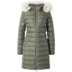 Damen Oberbekleidung Tommy Jeans Essential Hooded Down Coat - Oliv