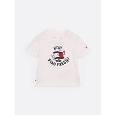 Tommy Hilfiger Logo Crew Neck T-Shirt - Hvid