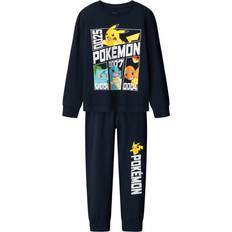 Elastaan Nacht kledingstukken Name It Pokémon Graphic Pyjama Set - Dark Sapphire