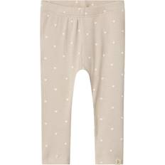 Lil'Atelier Slim Leggings - Gray Morn/Heart