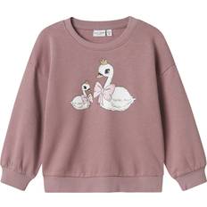 Guld Sweatshirts Børnetøj Name It NMFVALONA Sweatshirt - Rosa