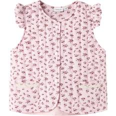 Meisje Bodysuits Name It Print Gilet - Sering/Orchidee/Wit