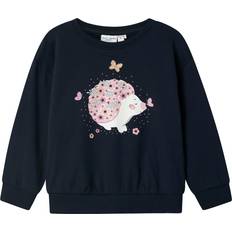 24-36M Sudaderas Name It Sweatshirt - Dark Sapphire/Igel