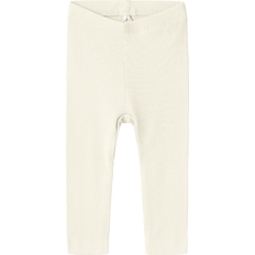 Beige Hosen Name It Leggings - Wollweiß