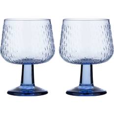 Purple Wine Glasses Marimekko Syksy Goblet 250 ml 2-pack Wine Glass 25cl 2pcs
