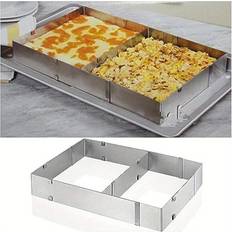 Temu Adjustable Flexible Mousse Mould 11'' - 21'' Cake Pan