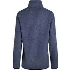 Weird Fish Jumpers Weird Fish Odina Eco 1/4 Zip Zig Zag Fleece - Dark Blue