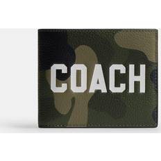 Wallets & Key Holders Coach 3 In 1 Wallet With Camo Print - Green/Black