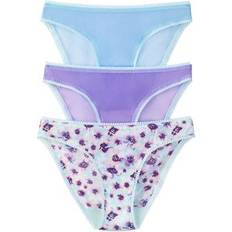 Blue Lingerie Sets On Gossamer On Gossamer Hip G Thongs Set of 3 - Blue Skies/Paisley Purple/Floral Dreams