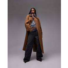 Mango Oversized Uldjakke - Brun