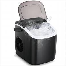 COWSAR Bullet Ice Portable Counter Top Ice Maker in Black