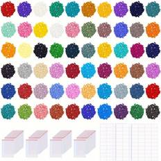 Hobbymaterial Temu 60000pcs Round Rhinestones 60 Colors