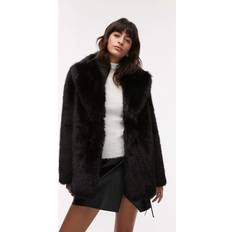 Dam - Fuskpäls Kappor & Rockar Mango Faux Fur Jacket - Black