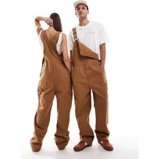 S - Unisex Jumpsuits & Overalls Dickies Duck Canvas Dungarees - Tan/Neutral